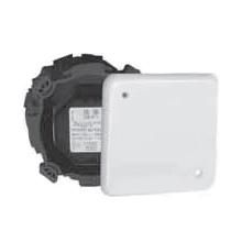 Conti+ concealed mains power supply 230V/6V for single installation w. concealed outlet